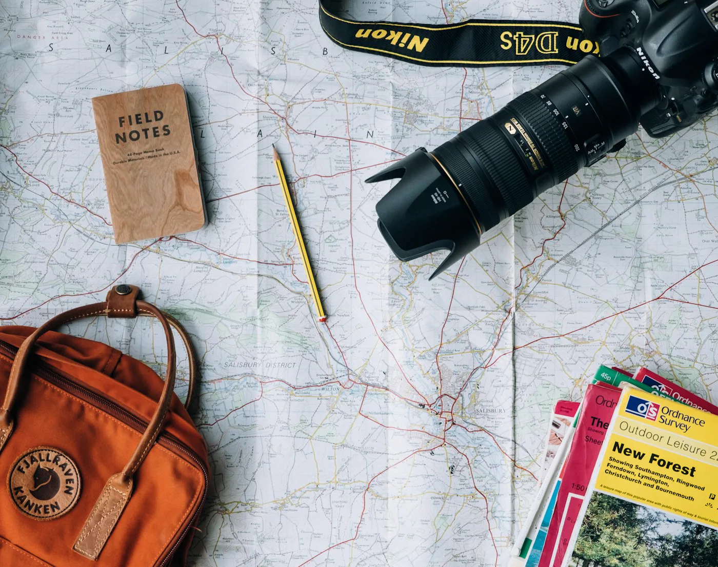 Galería de fotos de viaje organizada en pantalla